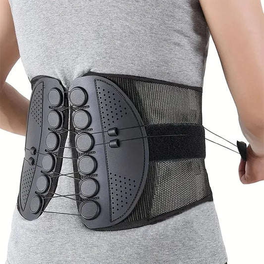 Unisex Lumbar Support Wrap Breathable Waist Back Brace Protector Guard for Posture Corrector Waist Warm
