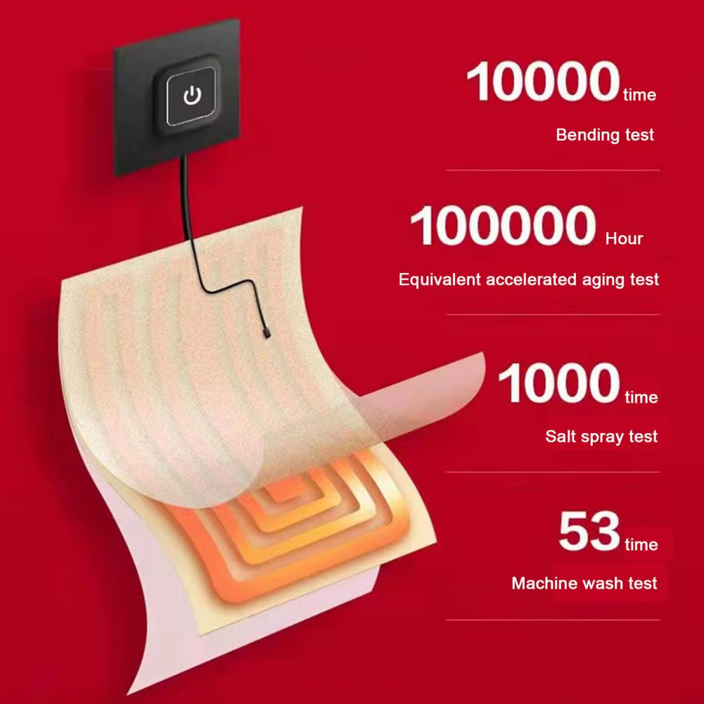 Waterproof Heating Scarf Versatile Temperature Control Scarf Rechargeable Scarf with 3 Heat Settings Waterproof Neck for Men