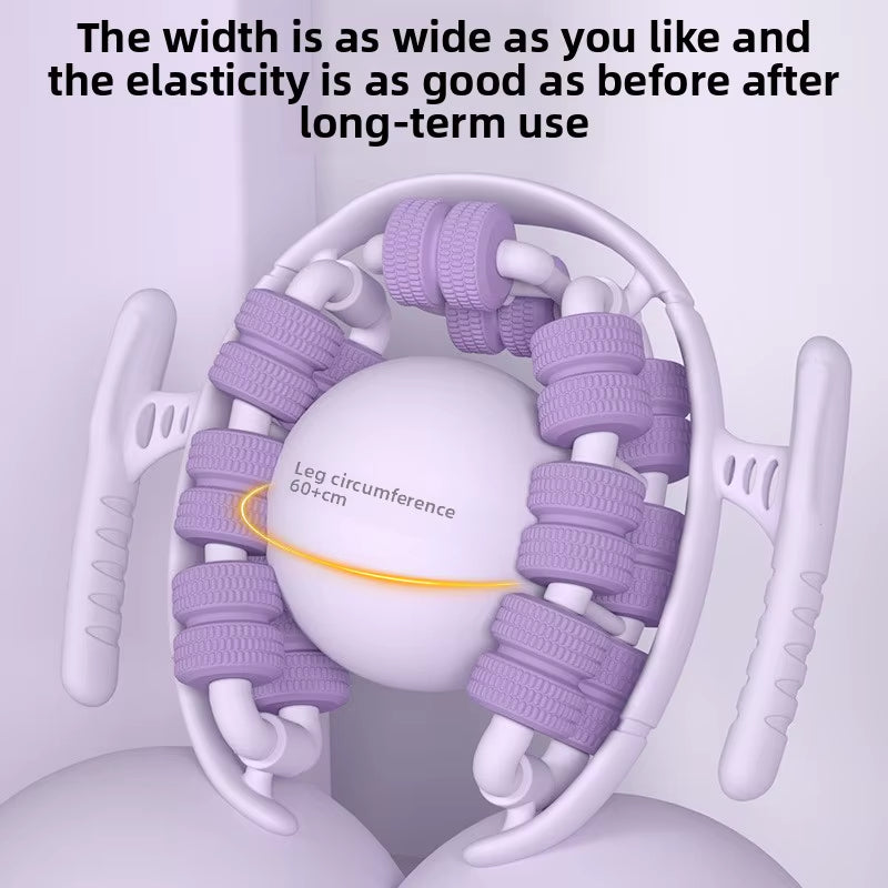 Newest 28 Wheel Annular Leg Clamp Massager Relax Massager Anti-Cellulite Massager Body Slimming Roller Massage for Body