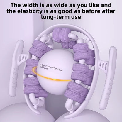 Newest 28 Wheel Annular Leg Clamp Massager Relax Massager Anti-Cellulite Massager Body Slimming Roller Massage for Body