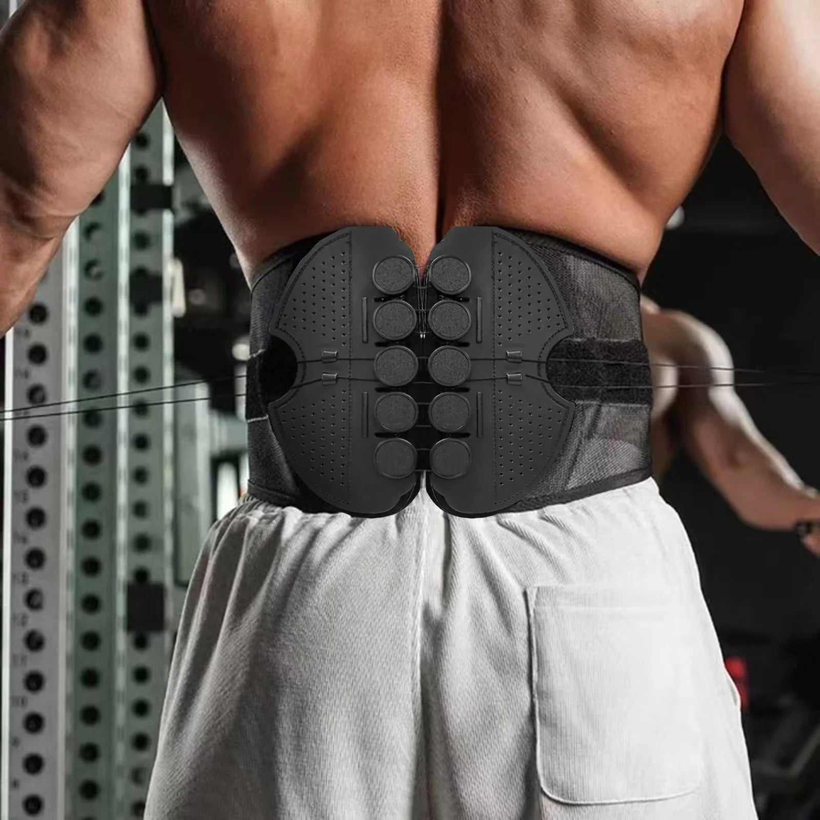 Unisex Lumbar Support Wrap Breathable Waist Back Brace Protector Guard for Posture Corrector Waist Warm