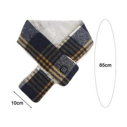 Waterproof Heating Scarf Versatile Temperature Control Scarf Rechargeable Scarf with 3 Heat Settings Waterproof Neck for Men