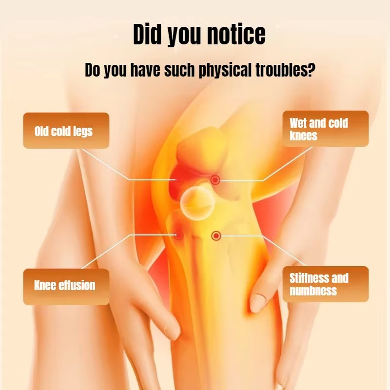 Wireless Knee and Calf Massager Heated Air Pressure 360° Wrap Portable Physiotherapy Device for Cold Legs Joints Adjustable Hot