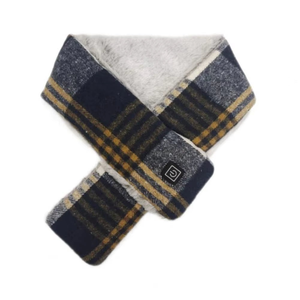 Waterproof Heating Scarf Versatile Temperature Control Scarf Rechargeable Scarf with 3 Heat Settings Waterproof Neck for Men