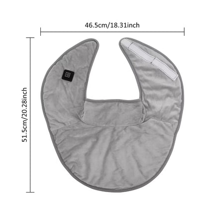 Electric Heating Shoulder Neck Pad Massager Three Gear Hot Compress Cervical Shawl Warmer USB for Shoulder Neck Back Relax Brace