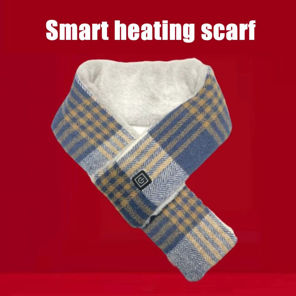 Waterproof Heating Scarf Versatile Temperature Control Scarf Rechargeable Scarf with 3 Heat Settings Waterproof Neck for Men