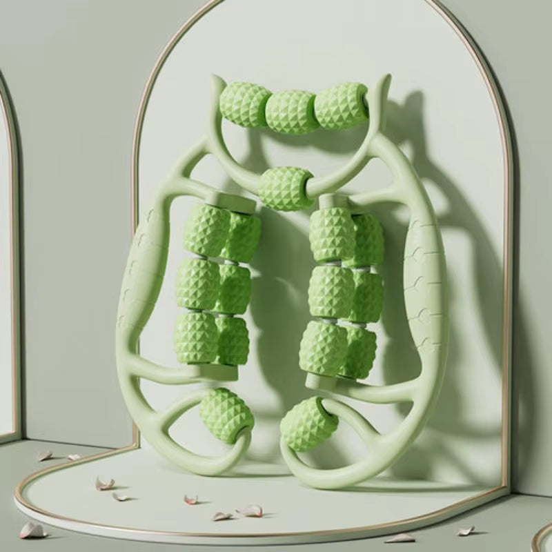 Newest 28 Wheel Annular Leg Clamp Massager Relax Massager Anti-Cellulite Massager Body Slimming Roller Massage for Body