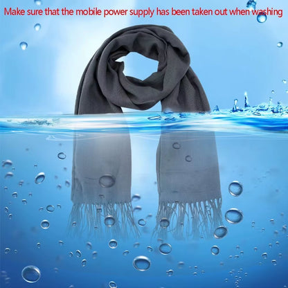 New USB Charging Electric Heated Scarf Rechargeable Adjustable Temperature Electric Winter Warmer Creative Unisex Warm Shawl