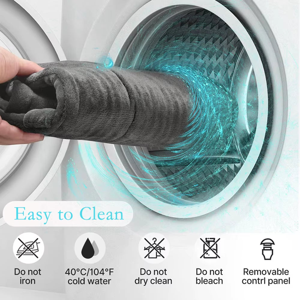 【Ce-Bu】Heating Pad for Back Pain Relief，Large Heating Pad for Neck and Shoulders Heat Pad with 6 Heat Settings Gifts for Mom Dad