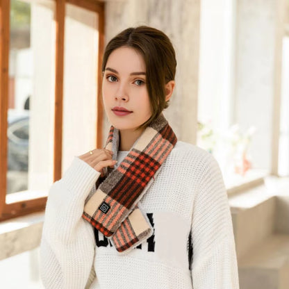 Waterproof Heating Scarf Versatile Temperature Control Scarf Rechargeable Scarf with 3 Heat Settings Waterproof Neck for Men