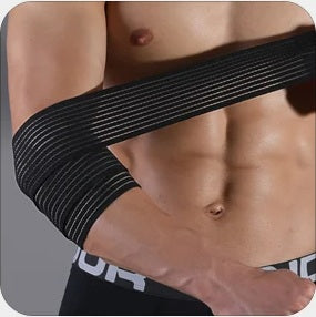 1 Pcs Adjustable Weightlifting Elbow Protector Elastic Straps for Fitness Bodybuilding Gym Workout Training Support Elbow Pads B